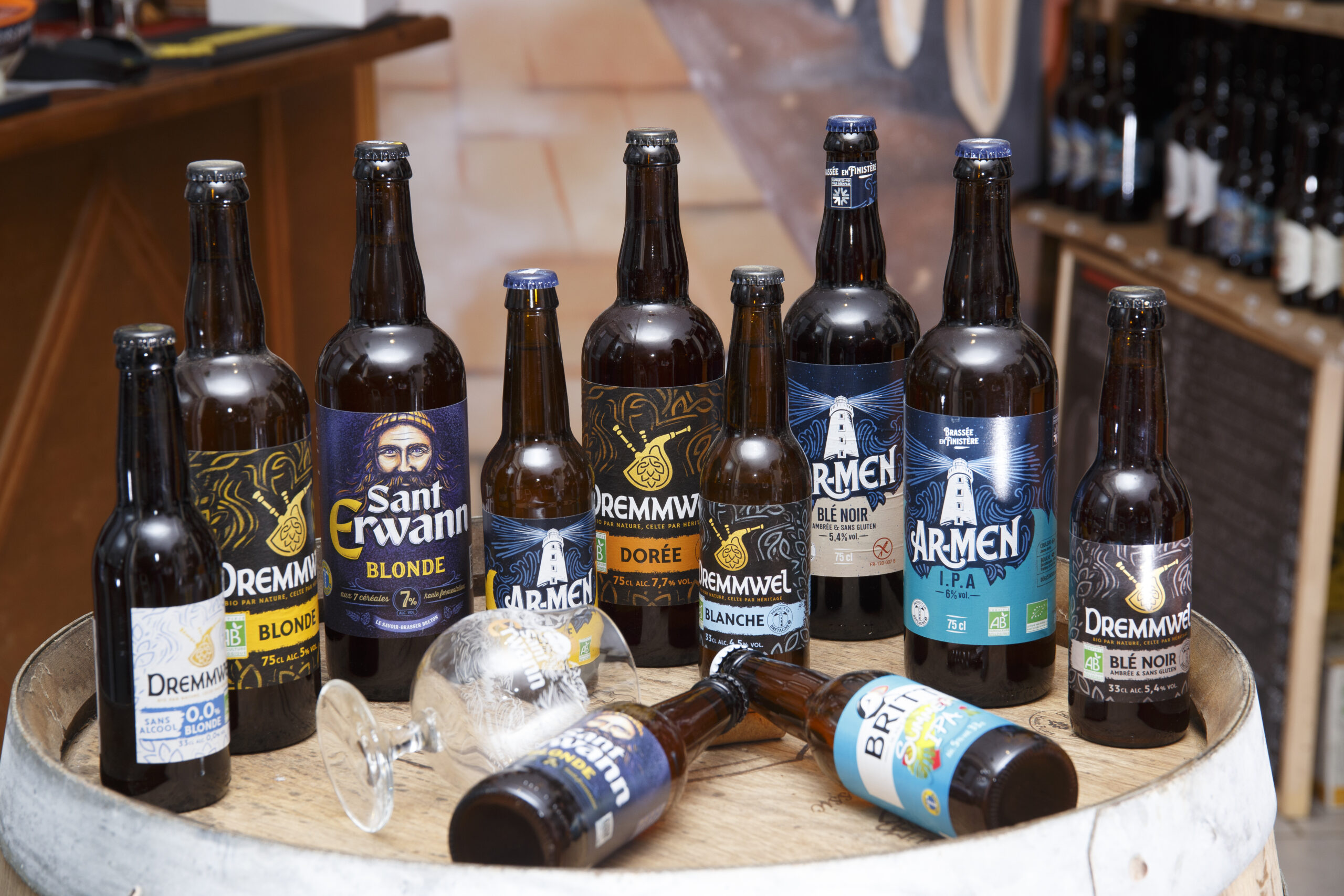 Bières artisanales Bretagne Cave Betrom