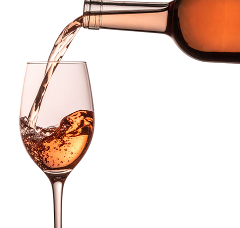 Verre de vin rosé